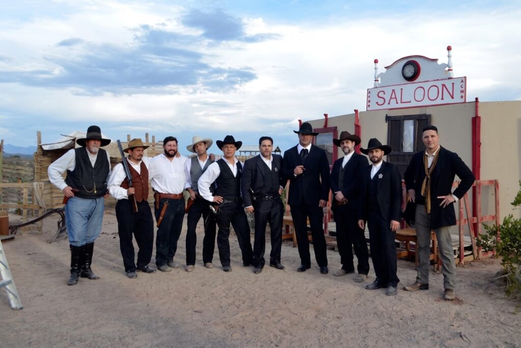 A picture of the movie crew of Brother's James Retribution