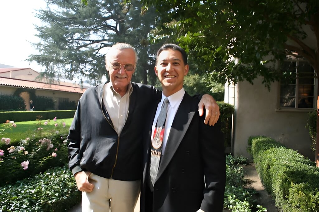 picture of Jay J. Armes III with Stan Lee